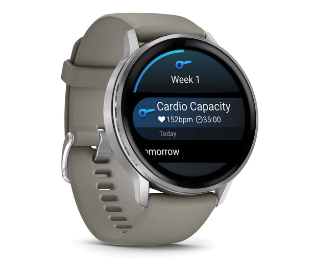 Garmin Venu 4 Silver 45mm z szarym paskiem - 1363880 - zdjęcie 5